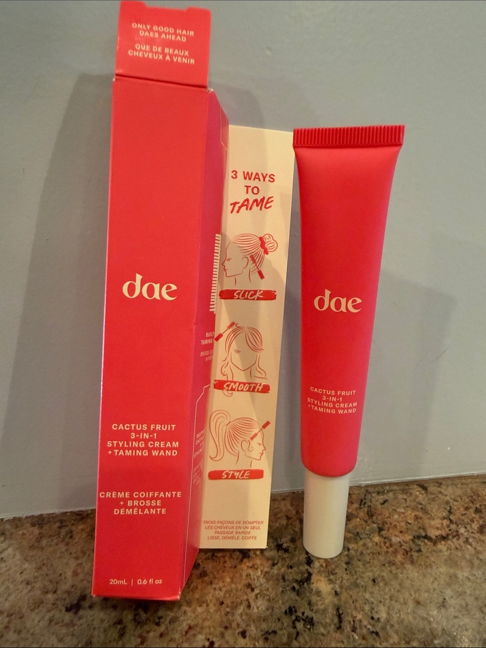 dae Cactus Fruit 3-in-1 Styling Cream + Taming Wand NIB